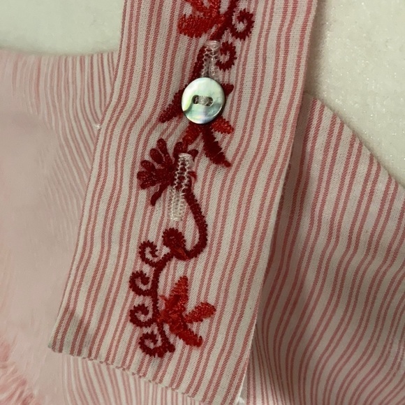 Zara Trafaluc Collection Embroidered Crop Style Ruffled Top - Picture 10 of 12